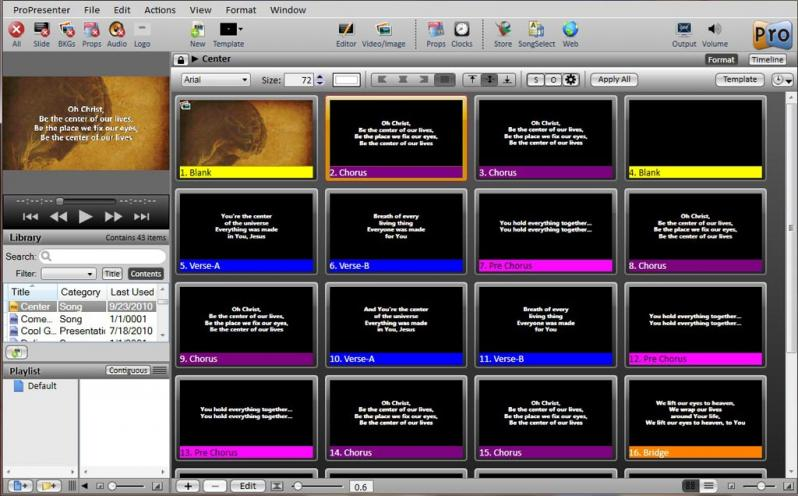 worship presentation software for mac
