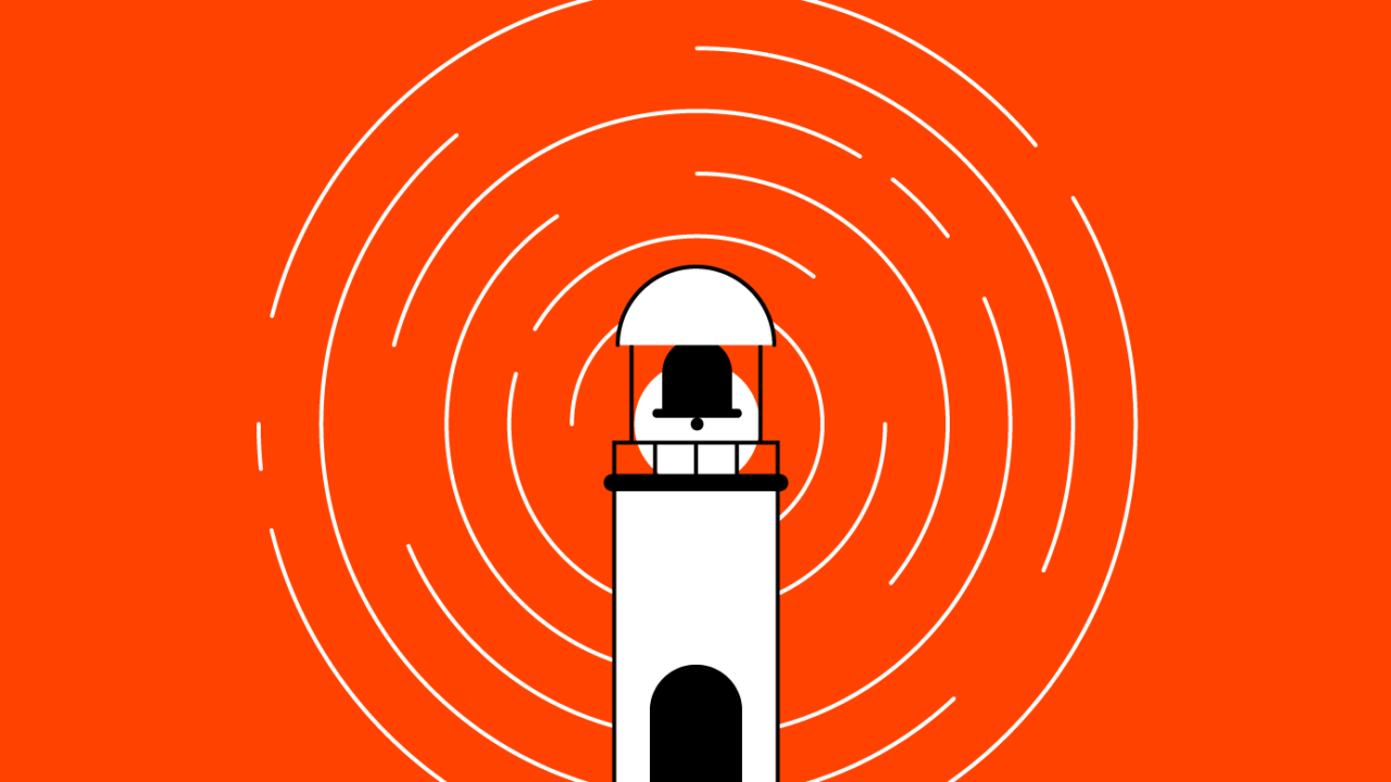 illustration of a light house for what is church marketing